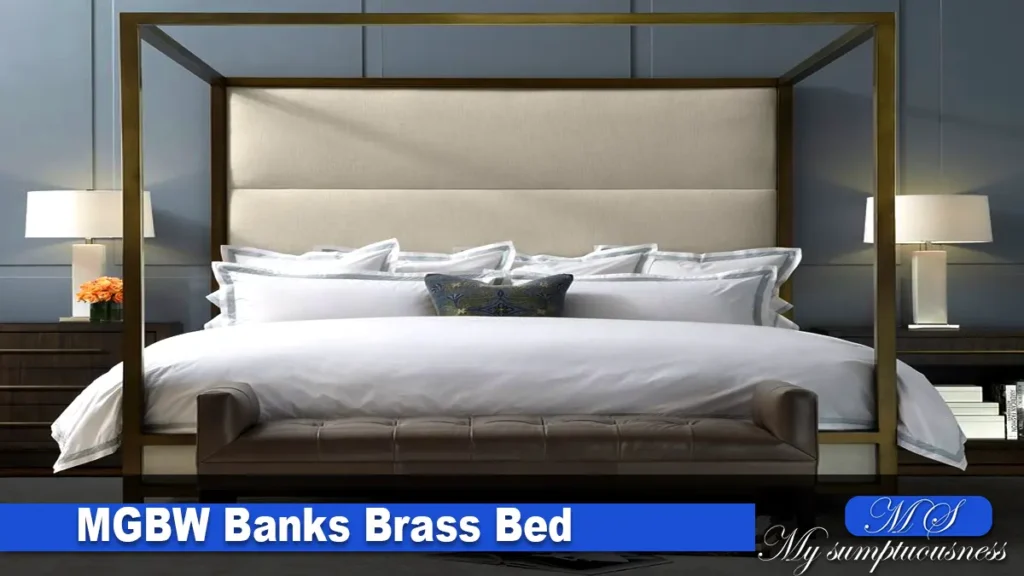 MGBW Banks Brass Bed