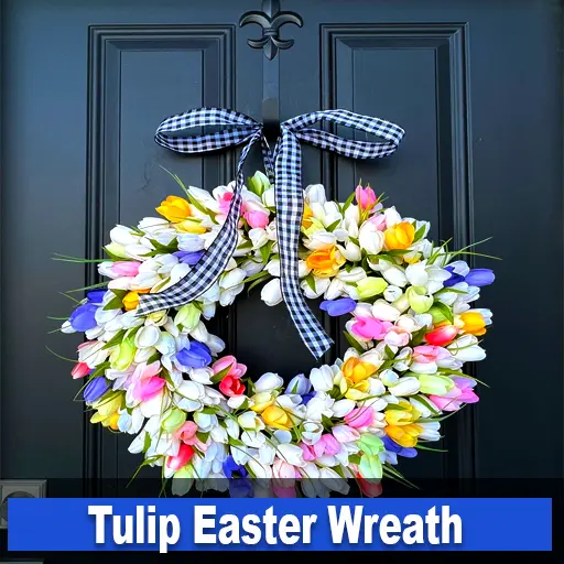 Tulip Easter Wreath