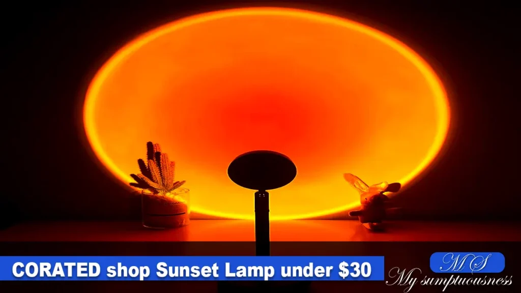 CORATED shop Sunset Lamp under $30