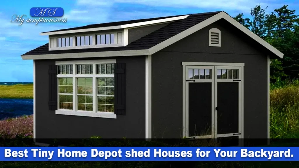 home depot shed house