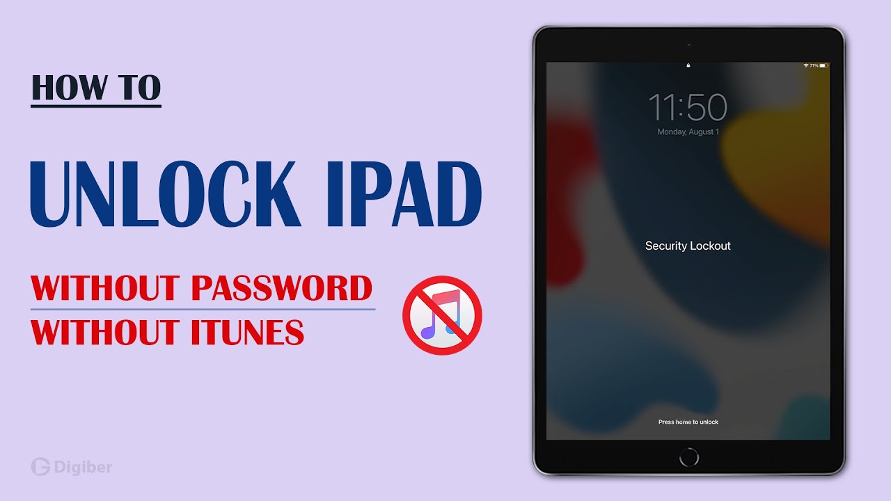 How to unlock ipad without password a complete guide